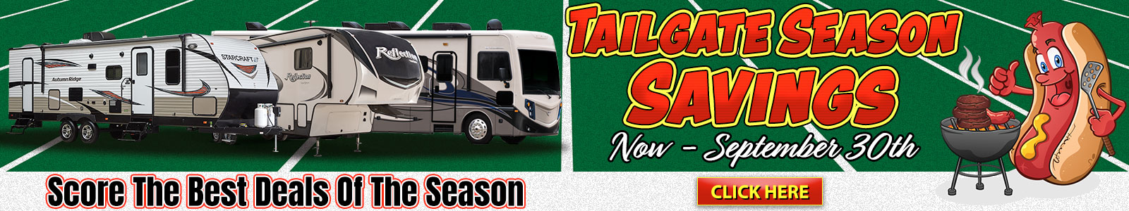 RV Sale September Tailgate RV Season Brown's RV Superstore
