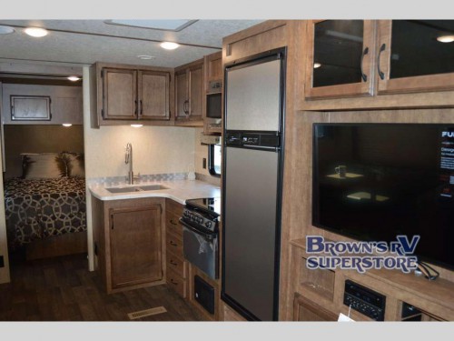 Autumn Ridge Travel Trailer Kitchen